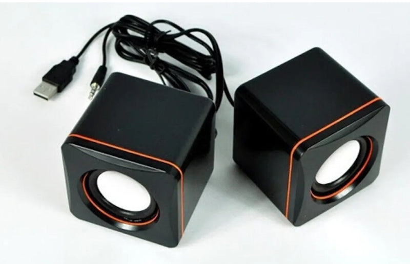 Mini Speaker para Notebook e PC, USB 2.0