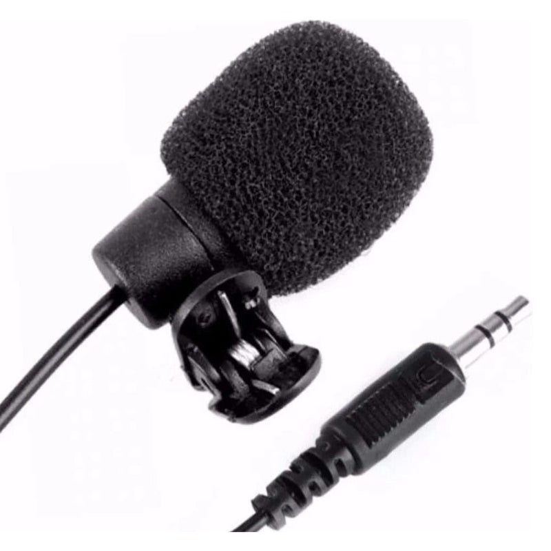 Microfone com fio/ para lapela, para celular, Pc e notebook.